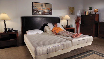 An adjustable bed from Transfer Master
