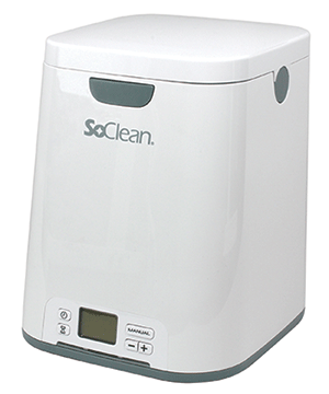Sunset distributes a cash-sale machine that cleans and sanitizes CPAP equipment