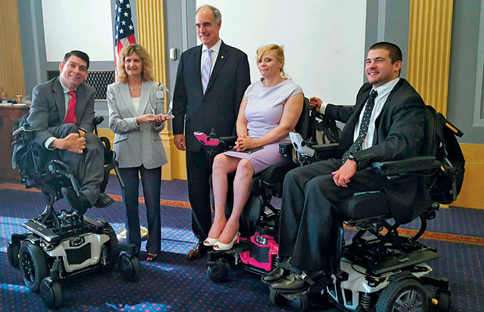 Smith on Capitol Hill to advocate on behalf of those who use complex rehab technology.