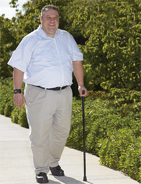 Drive Medical cane with support for bariatric customers