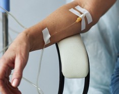 An image of someone getting an infusion. 