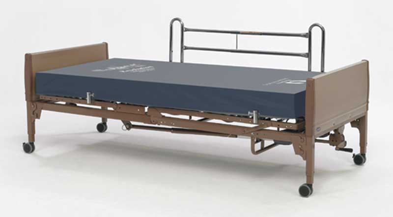 The Invacare Semi-Electric Bed combines easy positioning of the upper body and knees with the economy of manual bed height adjustment.<br />

