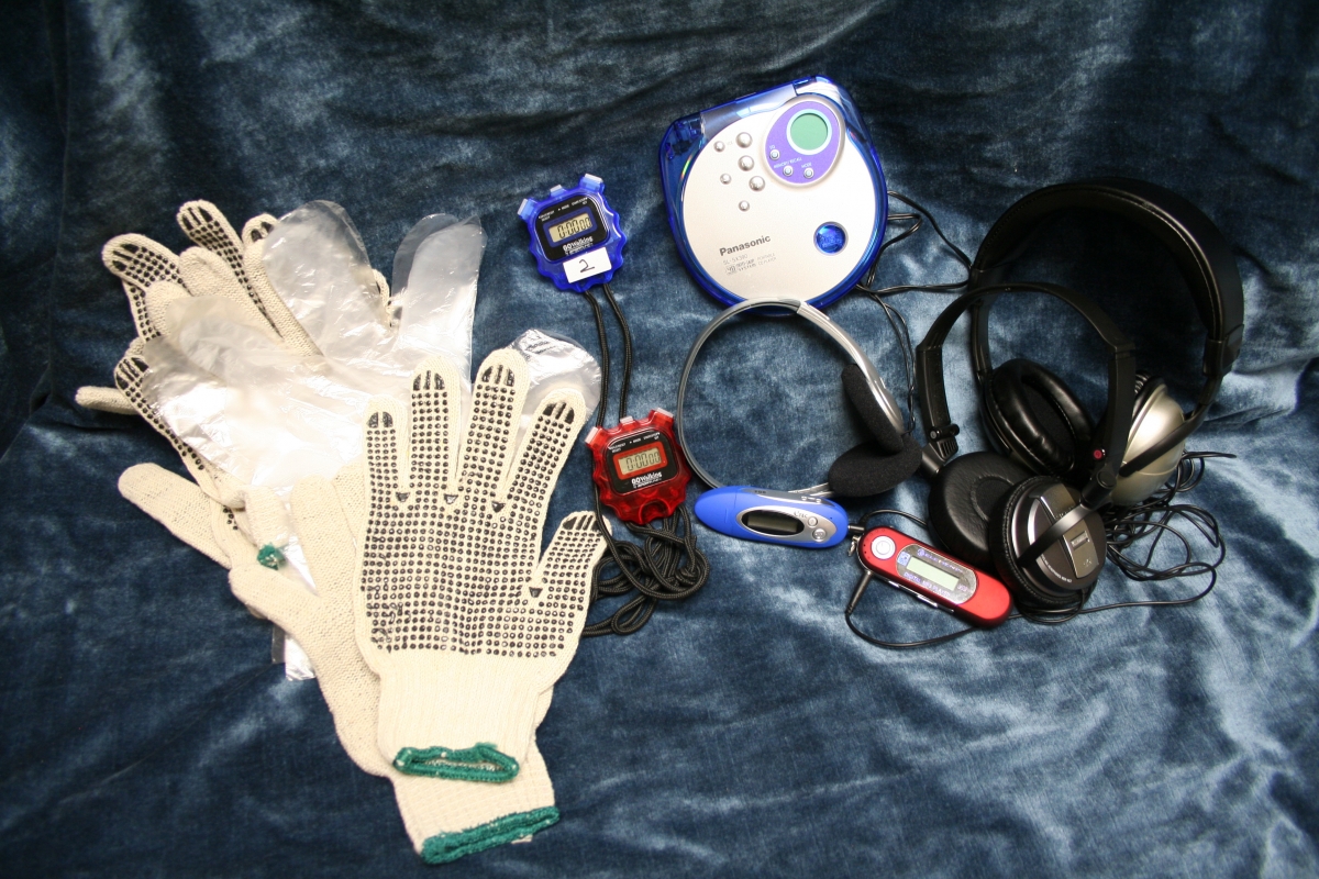 Accoutrements for the Virtual Dementia Tour