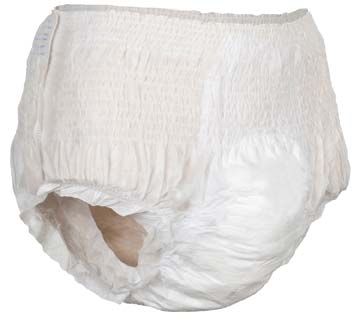 Overnight protective underwear from Attends provides comfort and security.