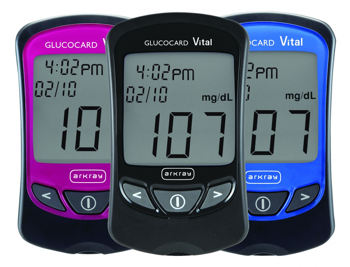Blood glucose monitors by ARKRAY USA.