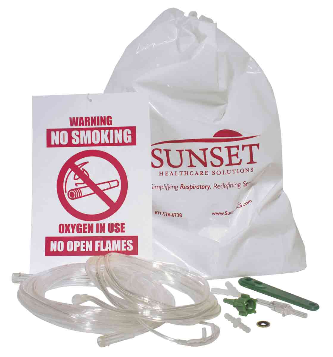 Sunset Healthcare Solutions has created customized oxygen kits that include a three- or six-month supply of cannulas, filters and other accessories.