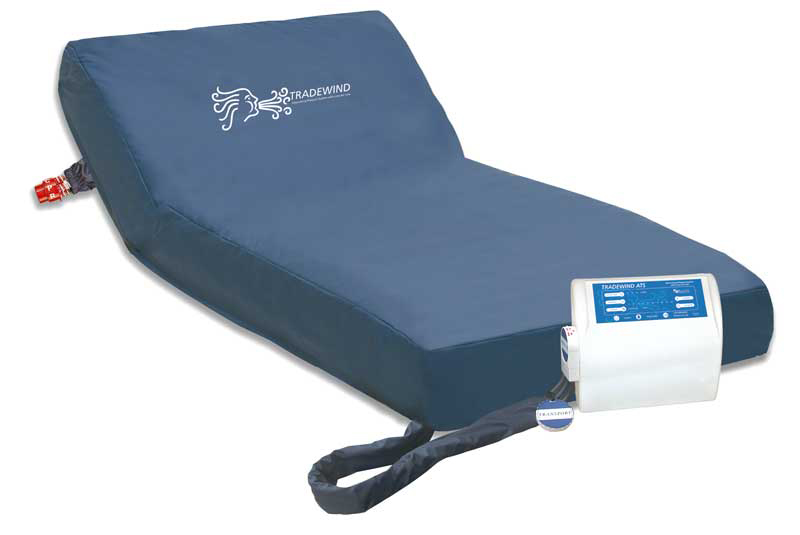 Tradewind alternating pressure mattress system from Blue Chip Medical.