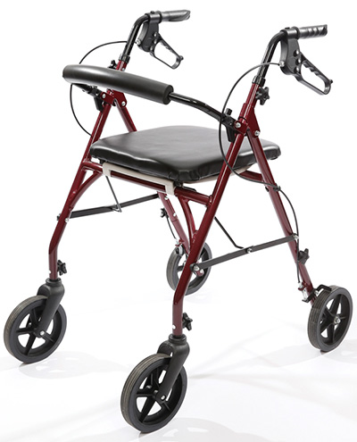 Prototype of Free2Go Rollator; images courtesy of Lesli Jenkins Wang.