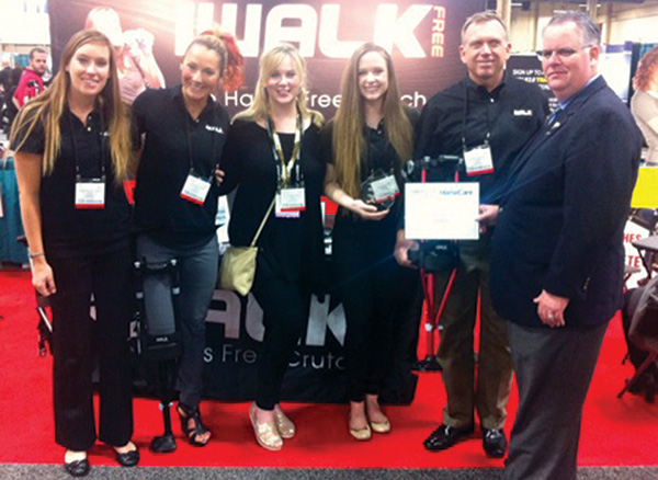 The iWalk Free, Inc., team awards in two categories.