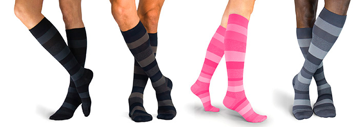 Microfiber SHADES Compression Socks