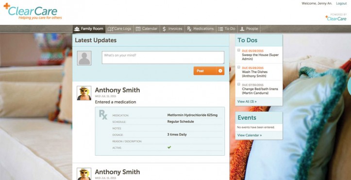 ClearCare Family Room ClearCare Family Room