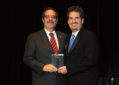 Larry Hausner, CEO of the American Diabetes Association and winner of the 2010 Impact Award with Wayne Connell