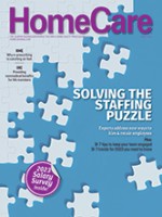 HomeCare April March 2023 Cover "Solving the Staffing Puzzle"