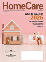 January cover for HomeCare Magazine