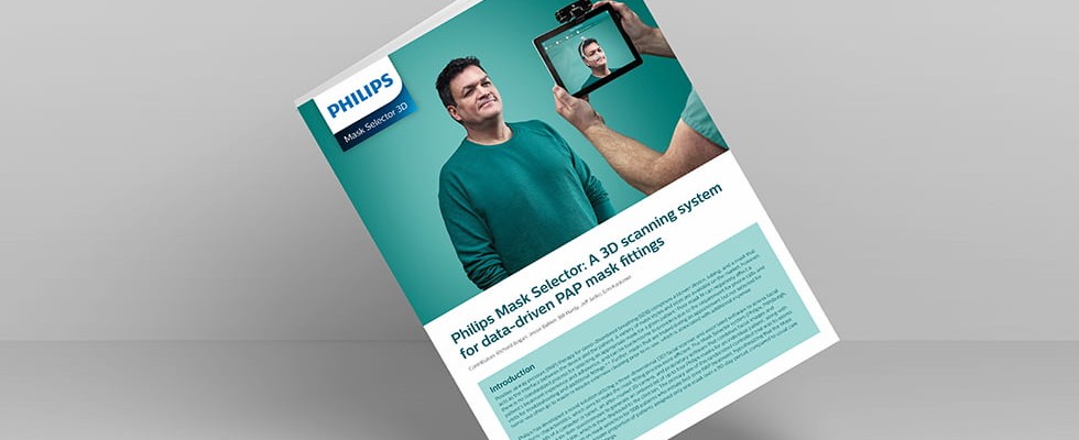 Philips mask white paper image