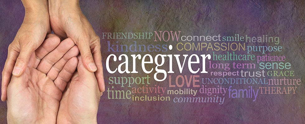 caregiver word cloud