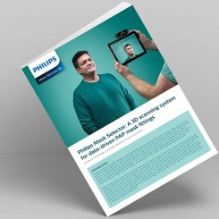 Philips mask white paper image