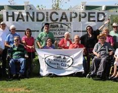 Photo of members of the Handicapped Travel Club