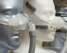 manaquin heads wearing CPAP masks