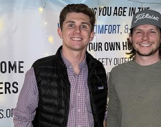 Harbin Home Outfitters co-founder Grant Gilmer (left) and founder James Harbin (right).