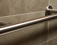 An image of a bathroom grab bar.