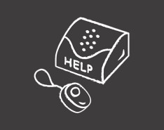 Help button and device illustration