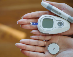 Diabetes supplies including a continuous glucose monitor