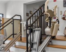 Stairlift chairs for home modifications for home health patients