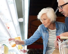 Senior shoppers