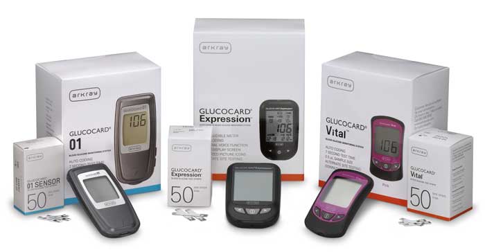 GLUCOCARD is the leading brand of blood glucose meters and test strips for ARKRAY.