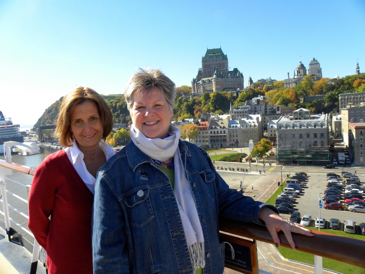 Respiratory therapists Celeste Belyea and Holly Marocchi are also travel planners for Sea Puffers cruises catering to oxygen users.
