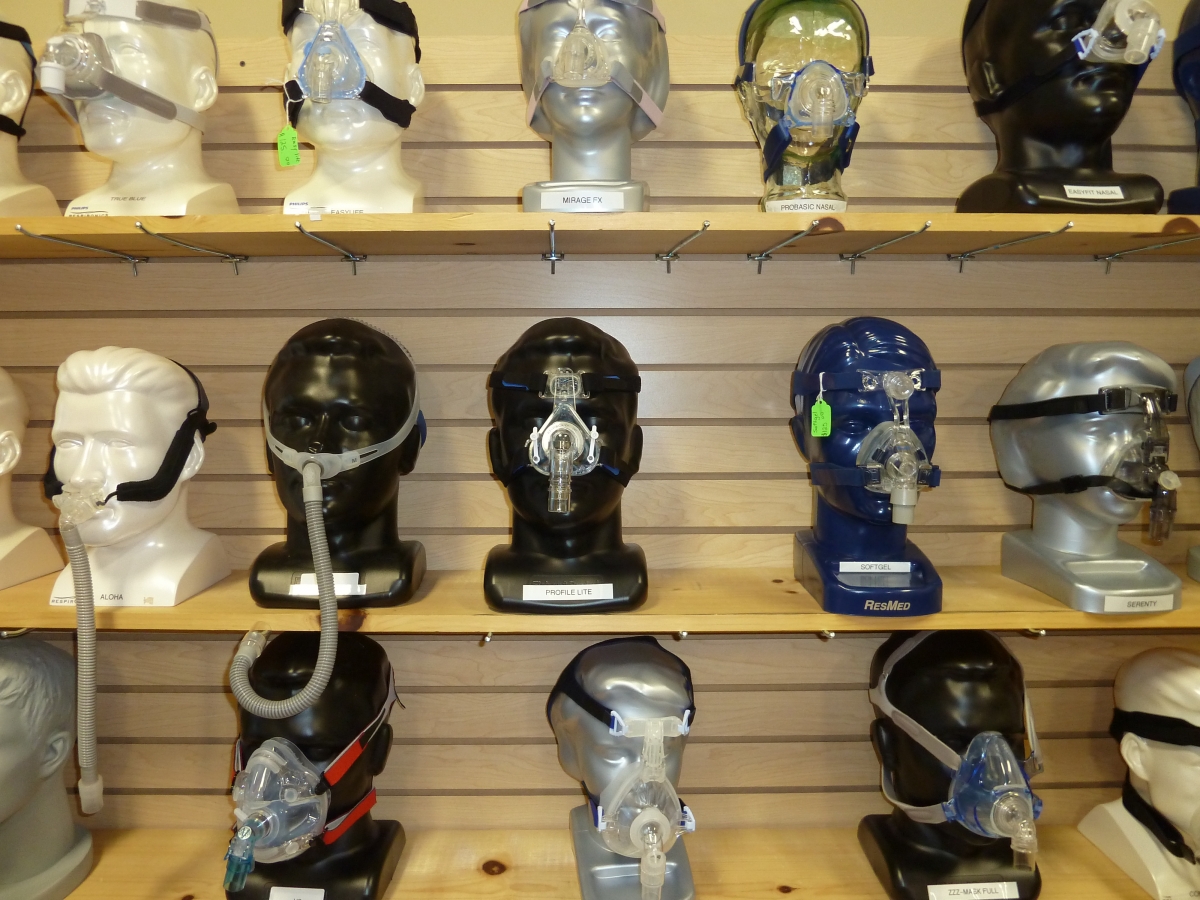 Sales reps often tell Temple that OxyMed has Alabama's largest selection of CPAP masks.