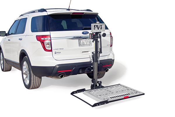 The INDE1 (Independence Universal Scooter Lift) from Prairie View Industries.
